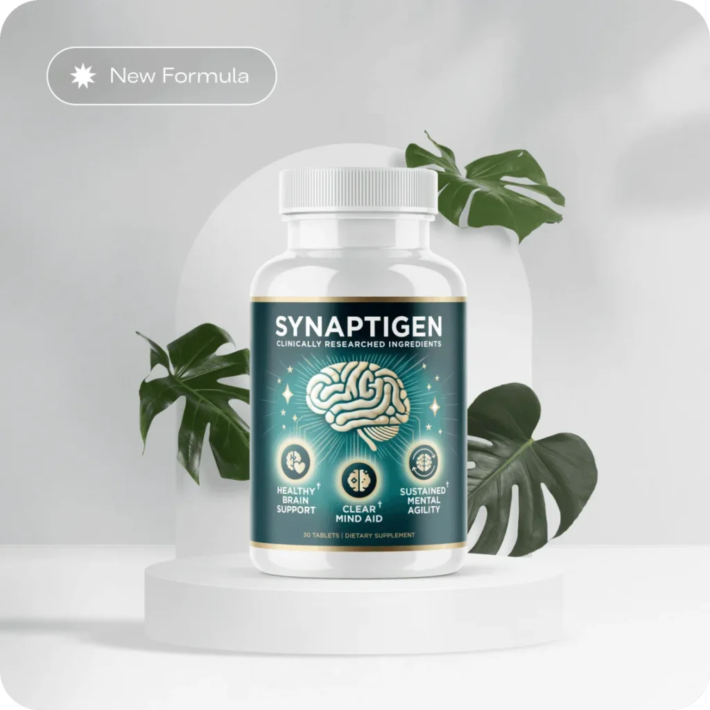Synaptigen brain health supplement bottle